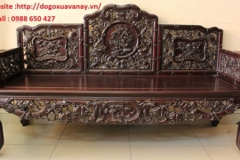 Trường kỷ Trúc Nho - đục chạm kinh điển