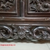 Tủ bày rượu tây, đồ sứ - Nho Sóc chạm đẹp kinh điển 