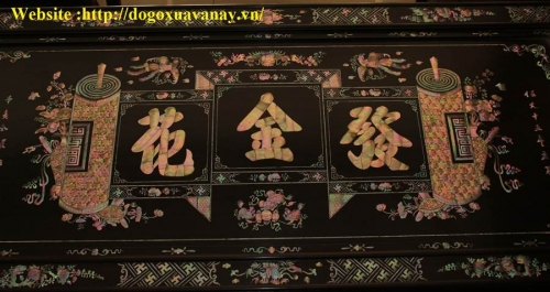 Đại Tự Khảm Ốc - Phát Kim Hoa .