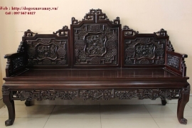 Bộ Trường Kỷ Ngũ Lân Vờn Cầu - Chuẩn Phong Cách Huế . 