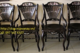 Ghế Dẻ Quạt - Cẩn Ốc xà Cừ - Mời Giao Lưu