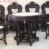 Bộ Bàn ghế Trúc Kép  Gỗ Gụ Mật - Giao lưu giá rẻ 
