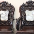 Bộ Bàn ghế Trúc Kép  Gỗ Gụ Mật - Giao lưu giá rẻ 