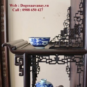 Tủ  Ngũ Phúc Bày đồ Gốm Sứ - Tượng