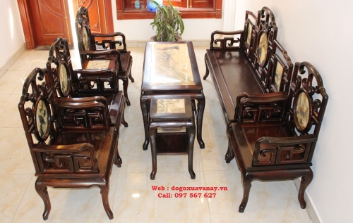 Bộ Móc Trắc Đẹp - Lựa Vân Gỗ  - Bộ 8 món .