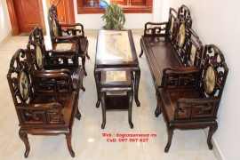 Bộ Móc Trắc Đẹp - Lựa Vân Gỗ - Bộ 8 món .