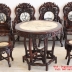 Bộ Trúc Kép Gỗ Trắc - Đục Chạm Kênh Bong - Kinh Điển .