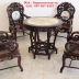 Bộ Trúc Kép Gỗ Trắc - Đục Chạm Kênh Bong - Kinh Điển .