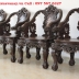 Bộ Minh Rồng Gỗ Gụ Mật - Hàng Quý Hiếm