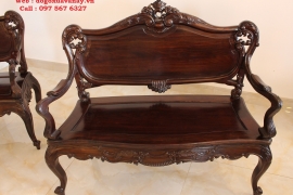 Louis gỗ Trắc 9 món - Hàng tuyển .