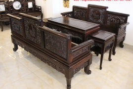 Trường Kỷ Gỗ Gụ Ta - Vai Lật Của Huế .