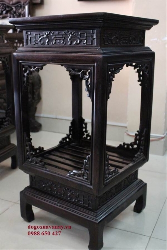 Đôn gỗ trắc kê tượng [ đôn đèn]
