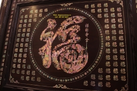 Tranh khảm ốc - Bách Phúc - Tùng Lộc Sen Vịt .