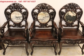 Bộ Trúc 9 món Gỗ Gụ Ta Quảng Bình