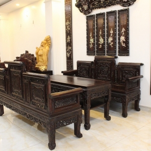 Bộ Trường Kỷ Huế Vai Lật - Hàng Đại - Đáng Xem . 