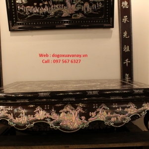 Sập Khảm Ốc Đẹp - Loại Đại - Loại Cao Cấp 
