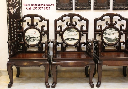 Bộ Móc Tàu 8 món gỗ Gụ Ta Quảng Bình - Vân Đẹp Như Trắc