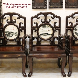 Bộ Móc Tàu 8 món gỗ Gụ Ta Quảng Bình - Vân Đẹp Như Trắc