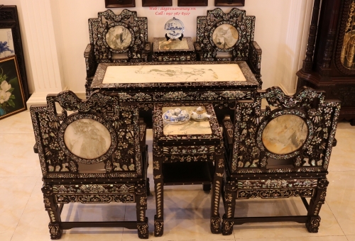 Bộ Ghế Vách Tàu - Loại Ốc Đẹp