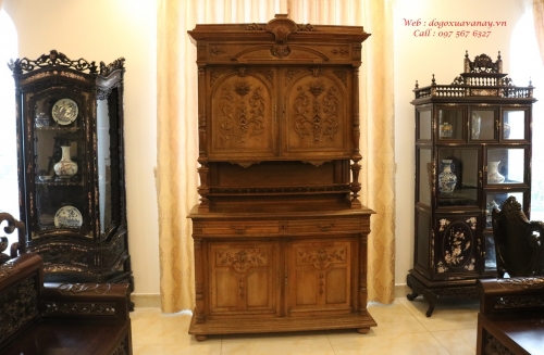 Tủ Pháp Gỗ Sồi - Cổ Xịn 
