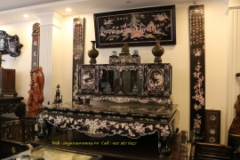 Tủ Chè Khảm Ốc Liên Chi - Tích Tam Quốc - Tháng 12 - 2018