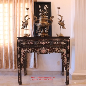 Bàn Cổ Khảm Ốc - Gỗ Cẩm Lai . 