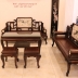 Bộ Bàn Ghế Phương Kỷ Gỗ Gụ Ta 5 Món . 
