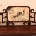 Bộ Bàn Ghế Phương Kỷ Gỗ Gụ Ta 5 Món . 
