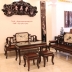 Bộ Bàn Ghế Phương Kỷ Gỗ Gụ Ta 5 Món . 