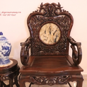 Bộ Trúc Kép Gỗ Gụ Ta Quàng Bình - Hàng Đẹp Chất Lượng