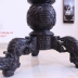 Bộ Bàn Ghế Ăn Tròn Kiểu Miền Tây - Chạm Kì Lân Kinh Điển . 