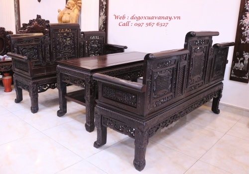 Trường Kỷ Huế Gỗ Gụ Ta Vai Lật - Loại Đại. 