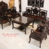 Bộ Bàn Ghế Mỏ Móc 8 Món Gỗ Trắc - Bàn Vuông 