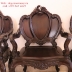 Bộ Ghế Luois 3 Buồng Gỗ Gụ Ta . 