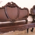 Bộ Ghế Luois 3 Buồng Gỗ Gụ Ta . 