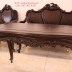 Bộ Ghế Luois 3 Buồng Gỗ Gụ Ta . 