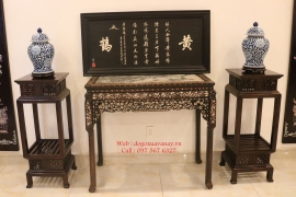 Tranh Gỗ Khảm Nổi - Bài Thơ Hoàng Hạc Của Nhà Thơ Lý Bạch