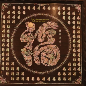 Tranh Khảm Ốc Bách Phúc - Long Lân Quy Phụng - Tháng 6 2019.