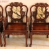 Bộ Bàn Ghế Gỗ Cẩm Lai Vách Tàu 7 Món .