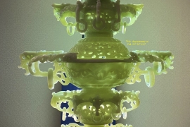 Đỉnh Ngọc Chạm Rồng cao 55cm