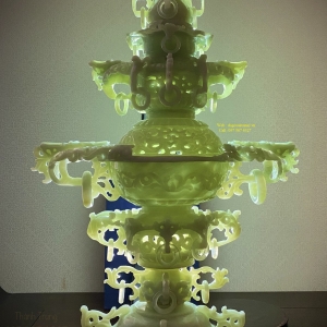 Đỉnh Ngọc Chạm Rồng cao 55cm