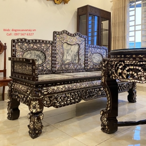 Bộ Trường Kỷ Tam Sơn Cẩn Ốc - Hàng Sài Gòn 
