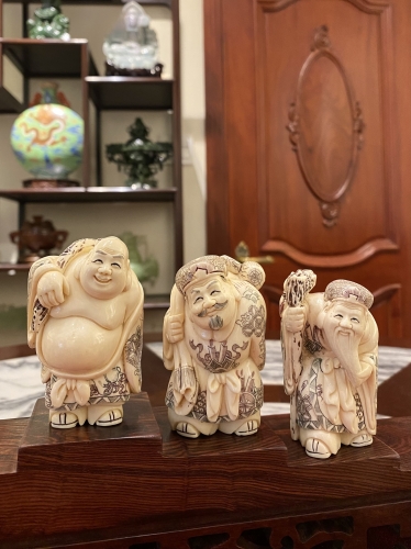 Bộ Tượng Thất Phúc Thần - 7 Vị Thần May Mắn của Nhật
