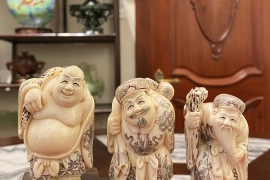 Bộ Tượng Thất Phúc Thần - 7 Vị Thần May Mắn của Nhật