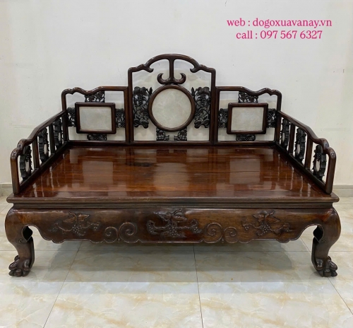 Giường Ba Thành gỗ Trắc - hàng Tàu 