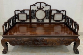 Giường Ba Thành gỗ Trắc - hàng Tàu