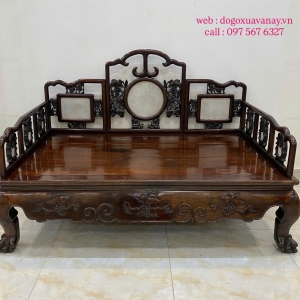 Giường Ba Thành gỗ Trắc - hàng Tàu 