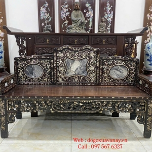 Trường Kỷ Tam Sơn Cẩn Ốc Vân Đá Đồ Tàu Trên 100 Năm