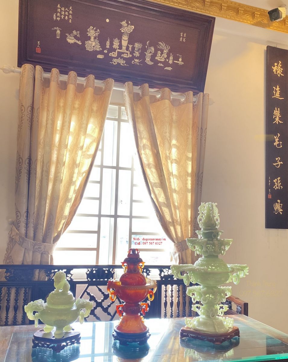 Đỉnh Ngọc xông trầm hương cổ xịn