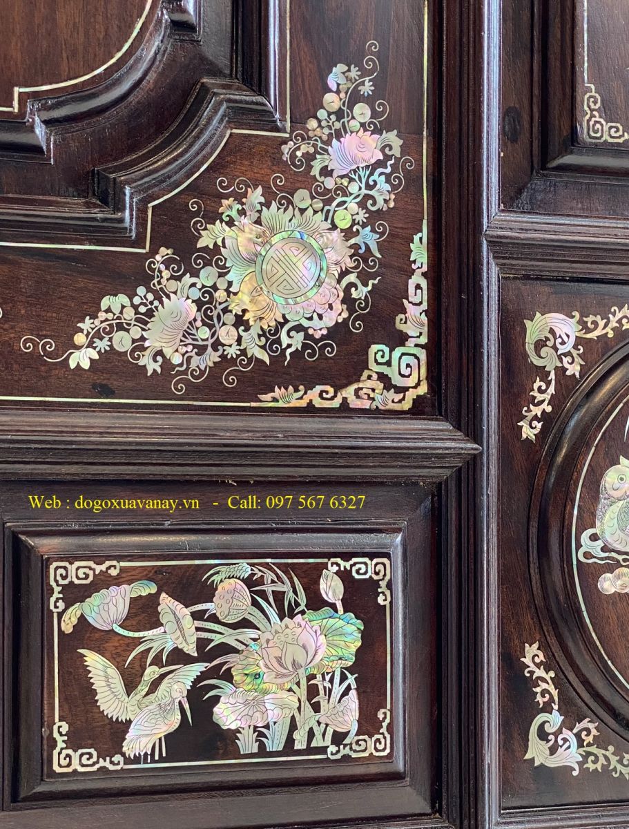 tủ thờ xưa cẩn ốc tại